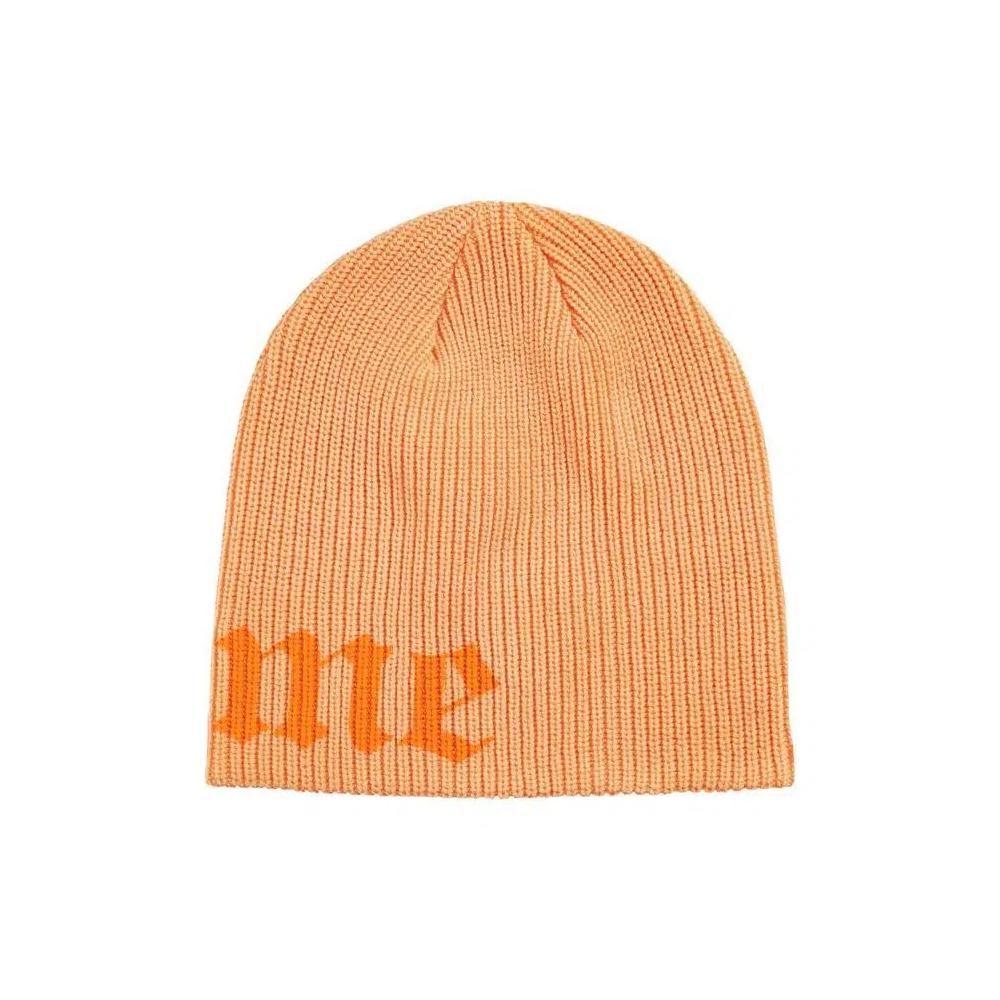 Шапки-бини Supreme Old English Printed Beanie 'Light Orange' 2