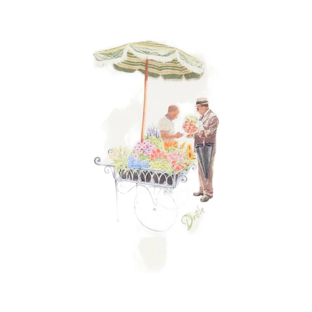 Футболка Fleuriste с графичным принтом 2