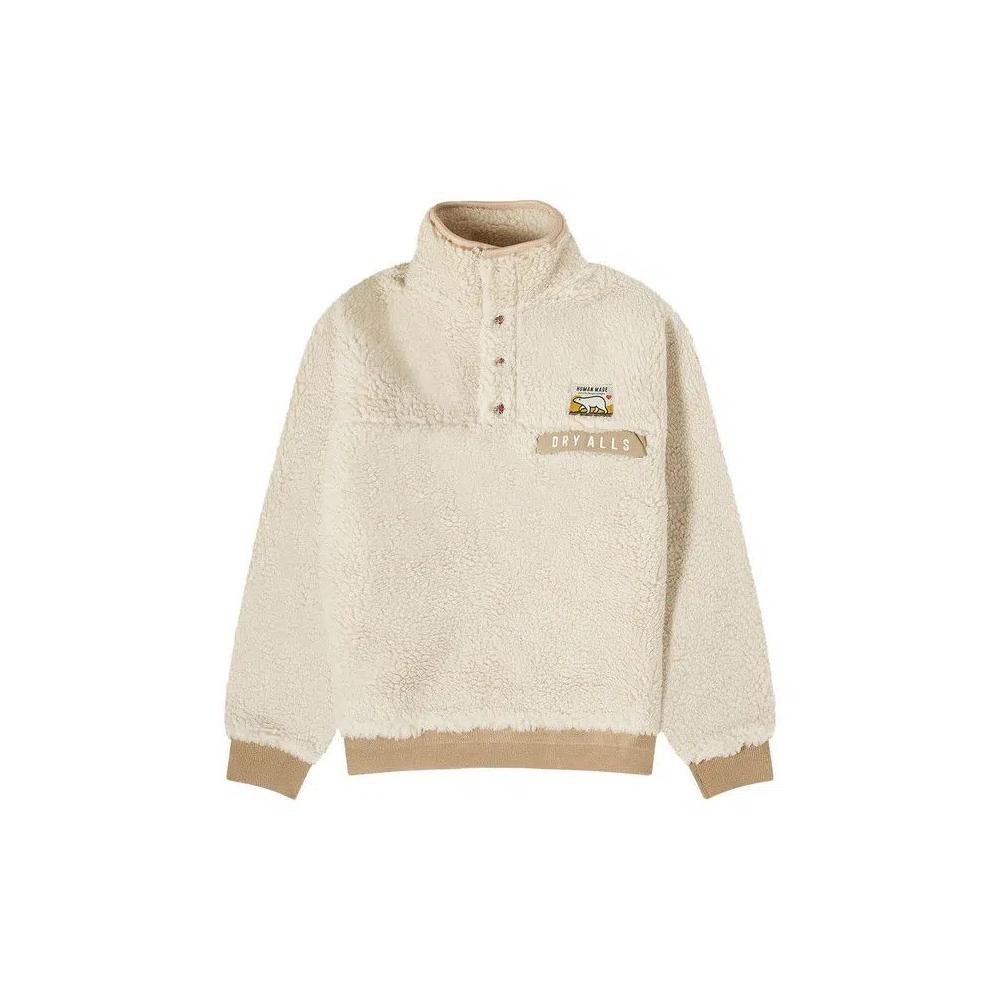 Флисовые куртки Human Made Boa Fleece Pullover 'Белый' 1
