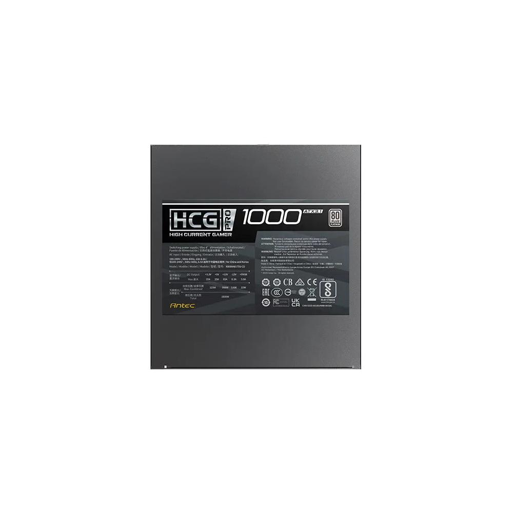 Antec HCG PRO PLATINUM ATX 3.1 1000W 80Plus Platinum платиновый сертификат полностью модульный блок питания 5