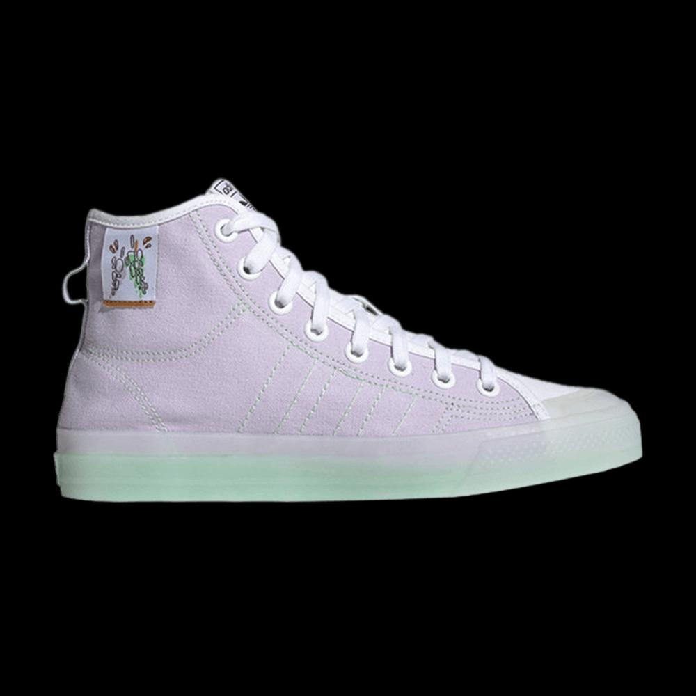 Кроссовки Adidas Nizza High RF 'Grape' 1