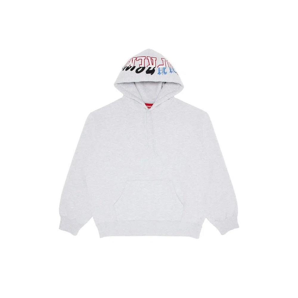 Худи Supreme Multi Logos с капюшоном «Пепельно-серый» 2