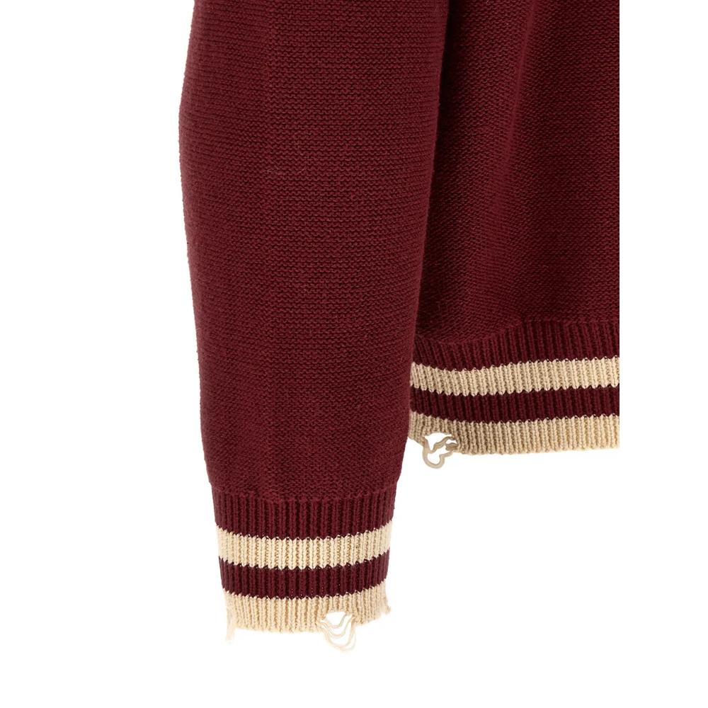 Fin Varsity patch cardigan 4