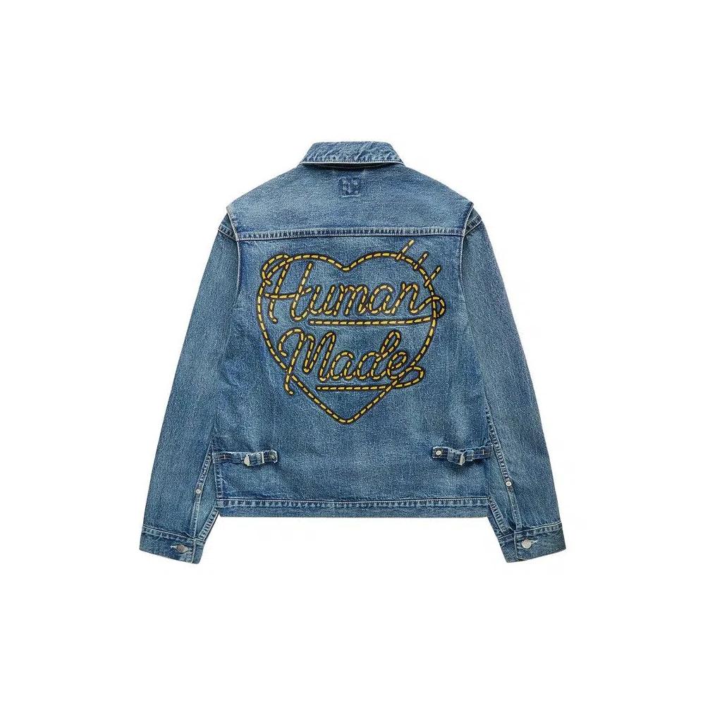 Джинсовые куртки Human Made Denim Work Jacket 'Индиго' 2