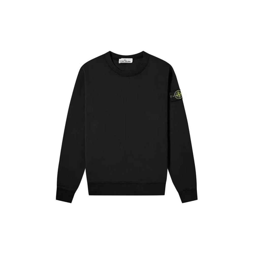 Свитшоты Stone Island Logo Patch Crewneck 'Черный' 1