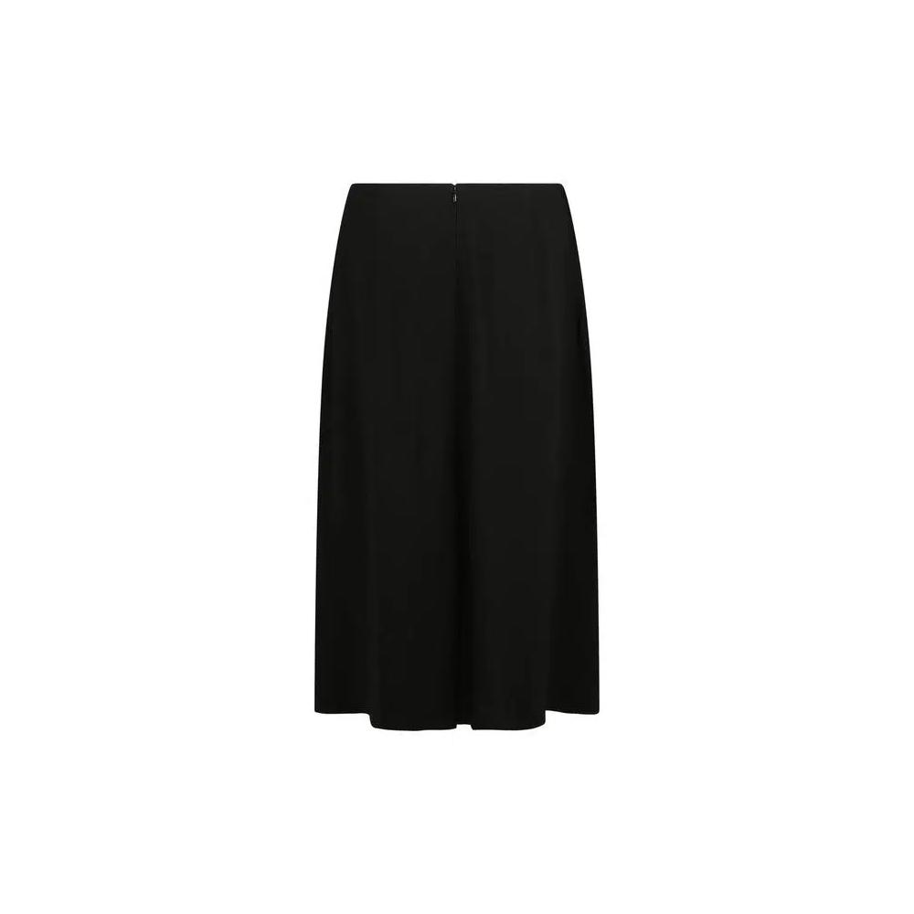 Юбки Ferragamo Pleated Midi Skirt 'Черный' 2