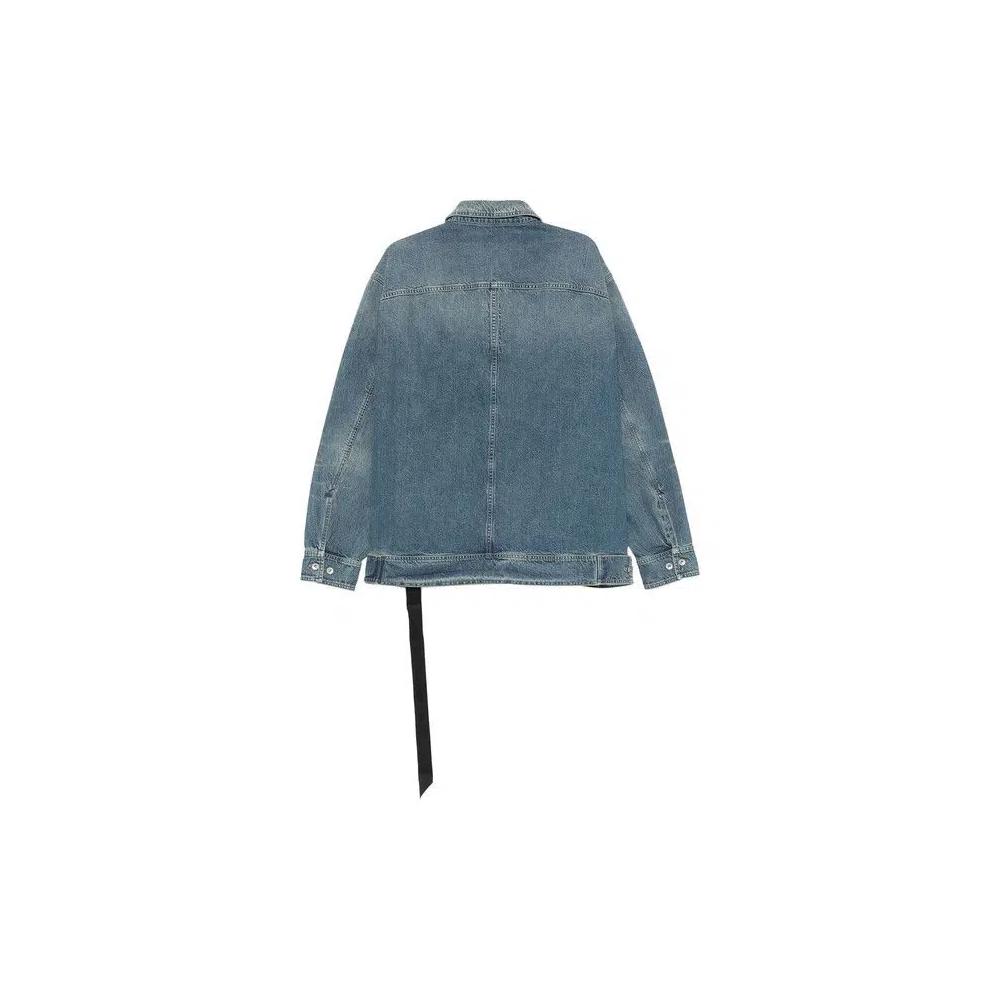 Джинсовые куртки Rick Owens DRKSHDW Jumbo Denim Jacket 'Washed Indigo' 2
