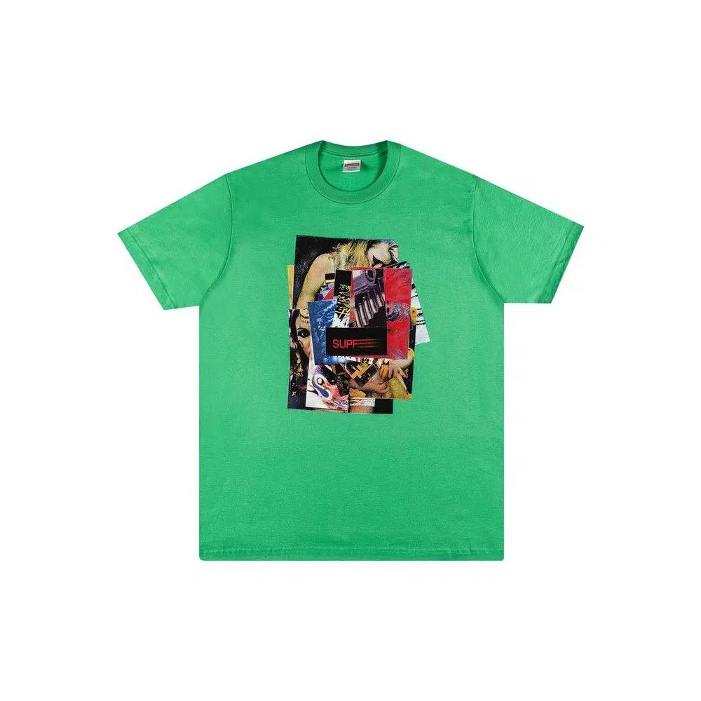 Футболки Supreme Stack Tee 'Зеленый' 1