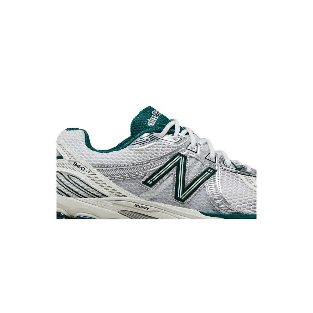 Кроссовки Aimé Leon Dore x New Balance 860v2 'White Green' 2