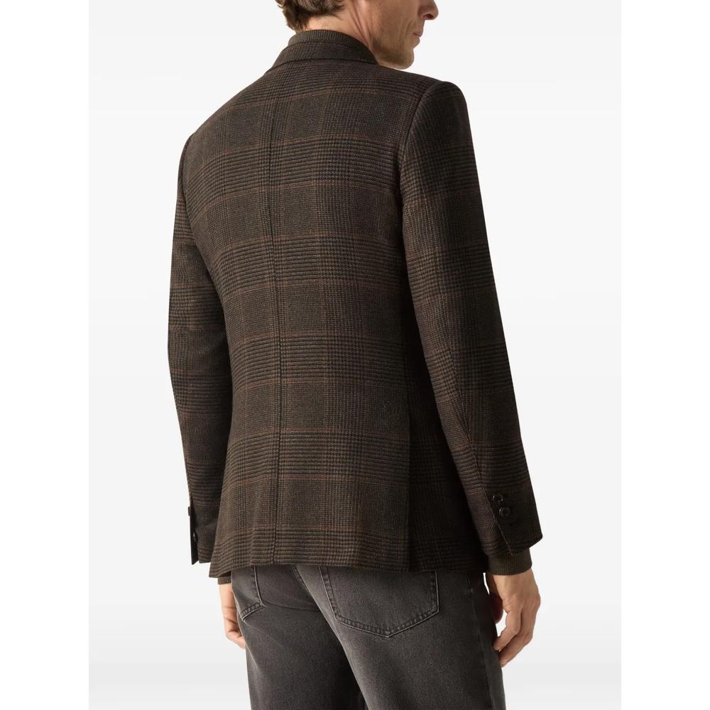 dark olive green and black Oasi Cashmere jacket 4