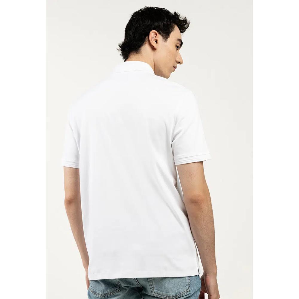Новогодняя приталенная поло-рубашка Interlock - Calvin Klein Sport 2