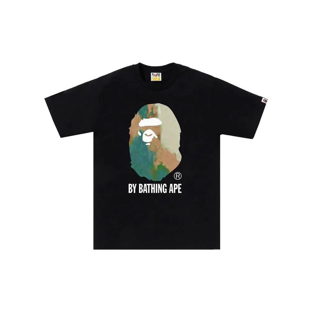 Топы BAPE Tie Dye By Bathing Ape Tee 'Black/Beige' 1