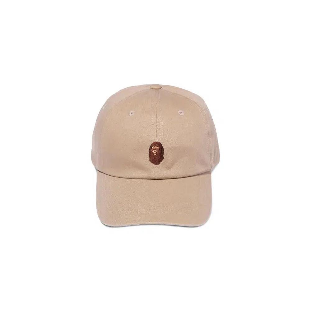 Бейсболки BAPE Ape Head One Point Panel Cap 'Beige' 1
