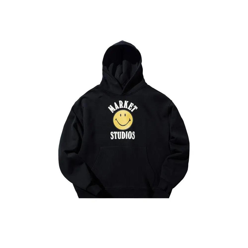 Худи Market Smiley Lockup Hoodie 'Black' 1