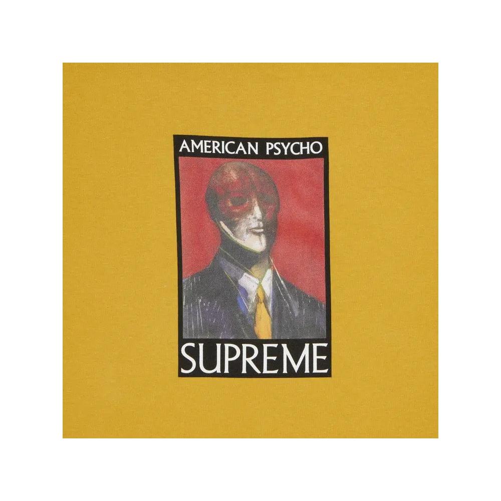 Футболки Supreme American Psycho Tee 'Горчичный' 2
