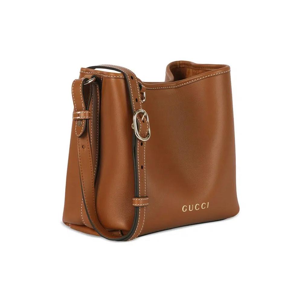 Сумки Gucci Gg Emblem Small Bucket Bag 'Sundial' 2