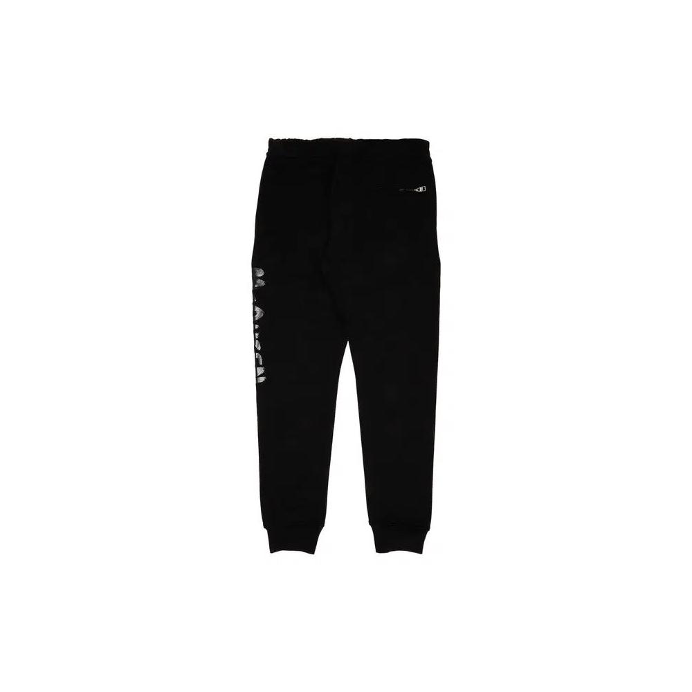 Штаны Alexander McQueen Graffiti Джоггеры 'Black/Black' 2