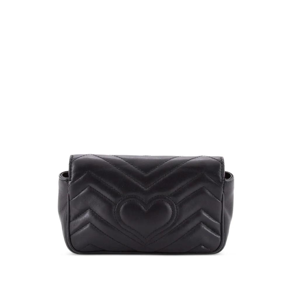 Сумка через плечо GG Marmont Flap Bag Matelasse Leather Super Mini 2