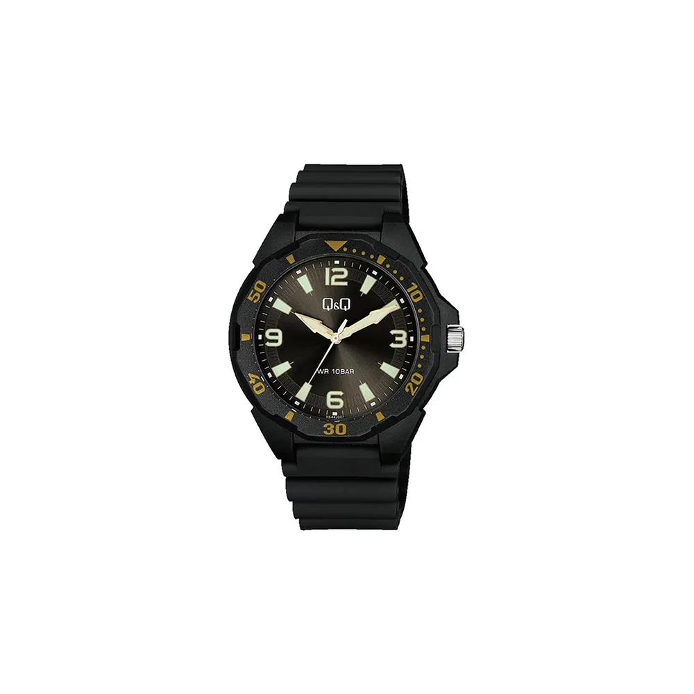 Часы от Citizen VS44J007Y Мужские аналоговые часы с черным резиновым ремешком 1