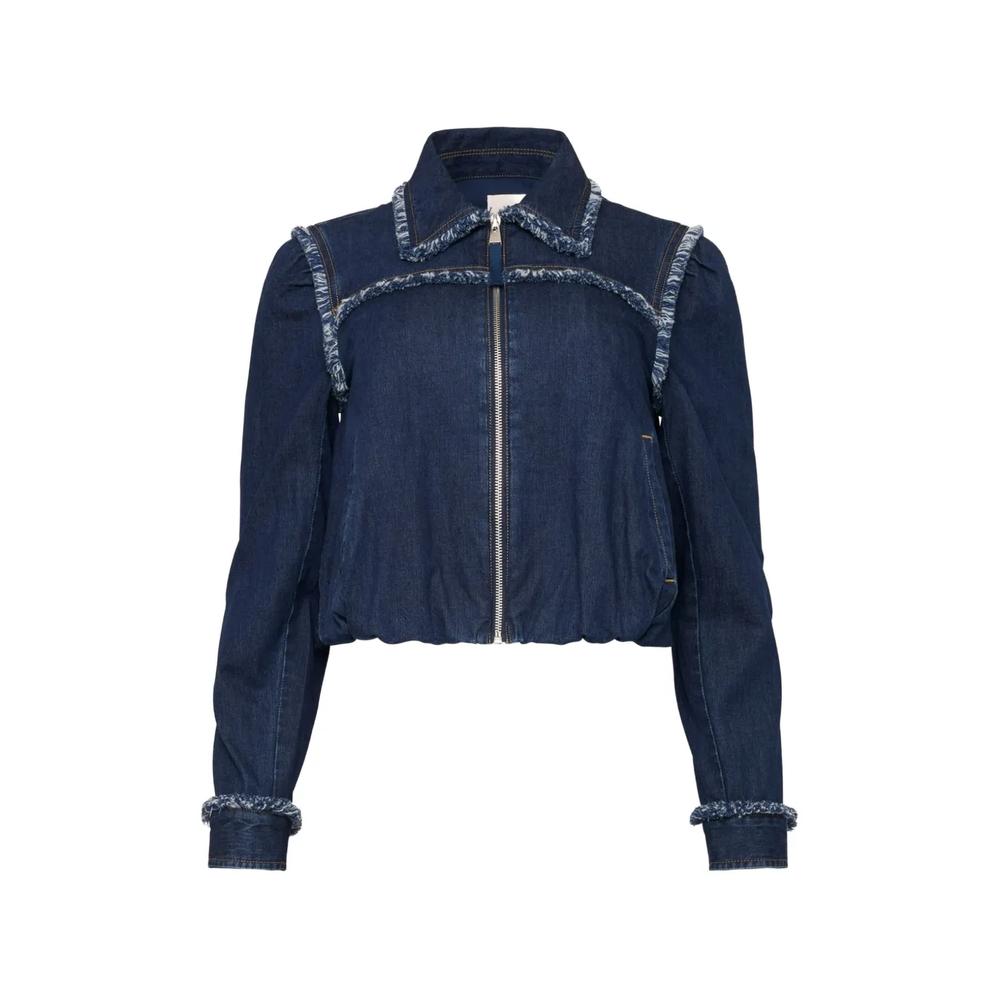 Джинсовая куртка Bicolor Fringe Indria 1