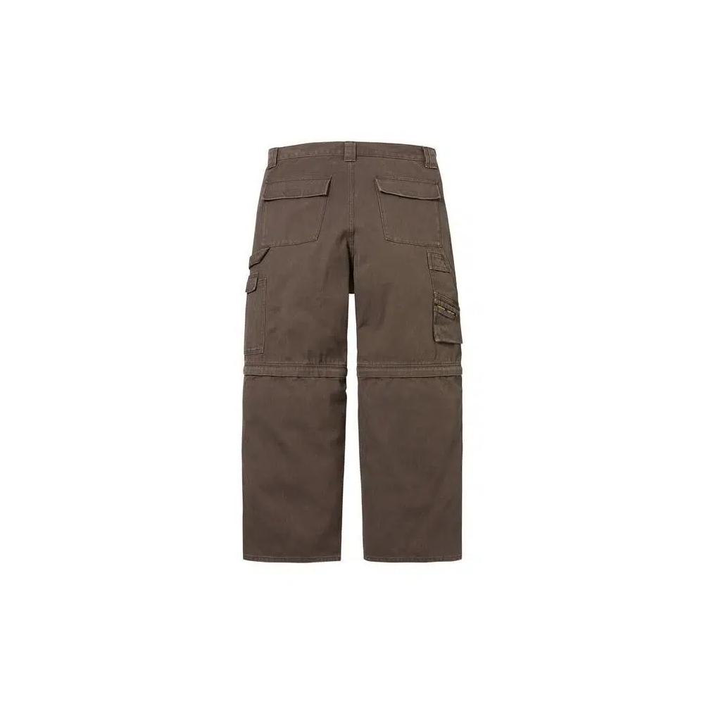 Карго-штаны Supreme Zip-Off Utility Pant 'Brown' 2