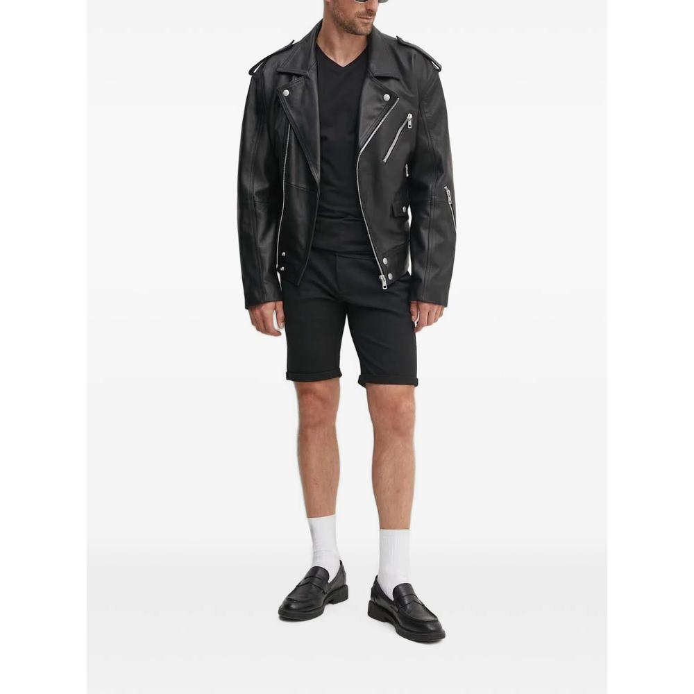 pleat-detail turn-up shorts 2