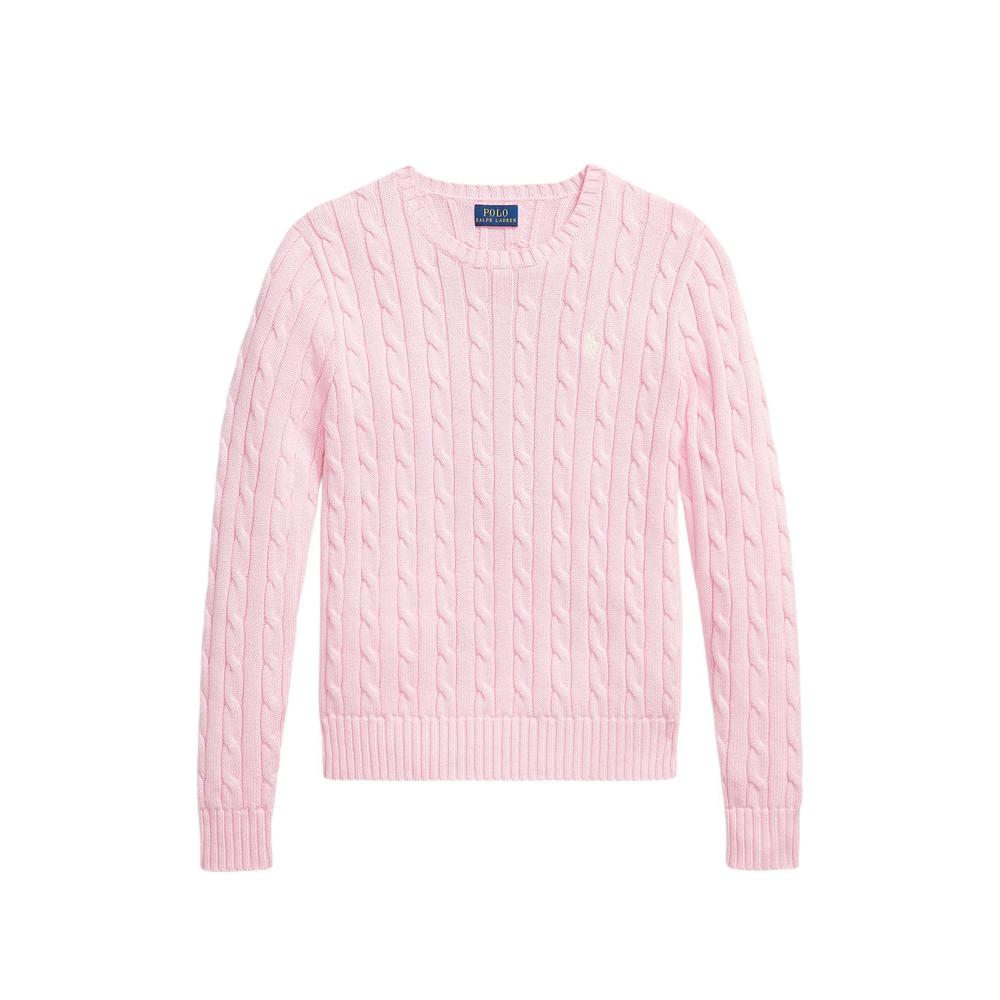 cable-knit cotton sweater 1