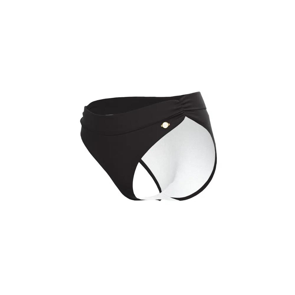 Классические брюки Core Solid Black Ruched Waistband Full 2
