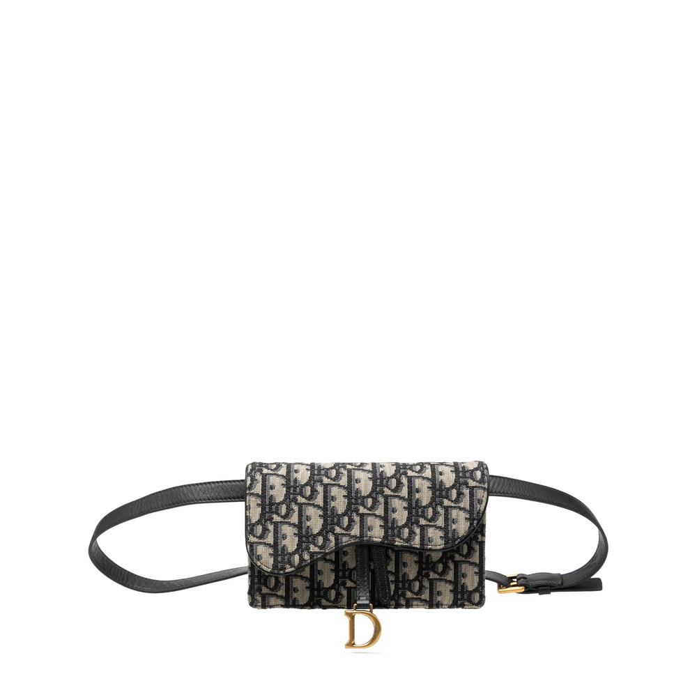 2020 Oblique Canvas Saddle belt bag 1