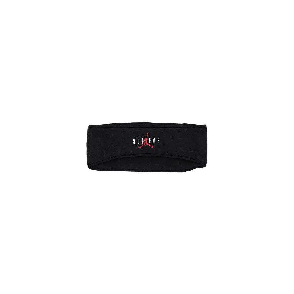 Повязки Supreme x Jordan Headband 'Black' 2