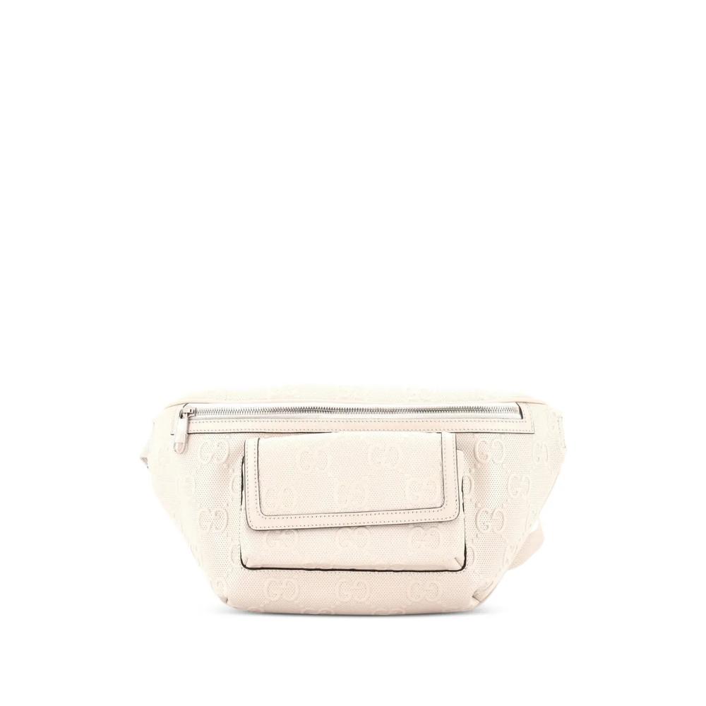 Поясная сумка Front Pocket с тиснением GG и перфорацией 1
