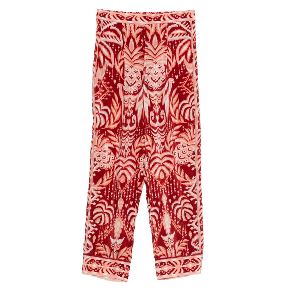 Брюки Tropical Tapestry с узором икат 1