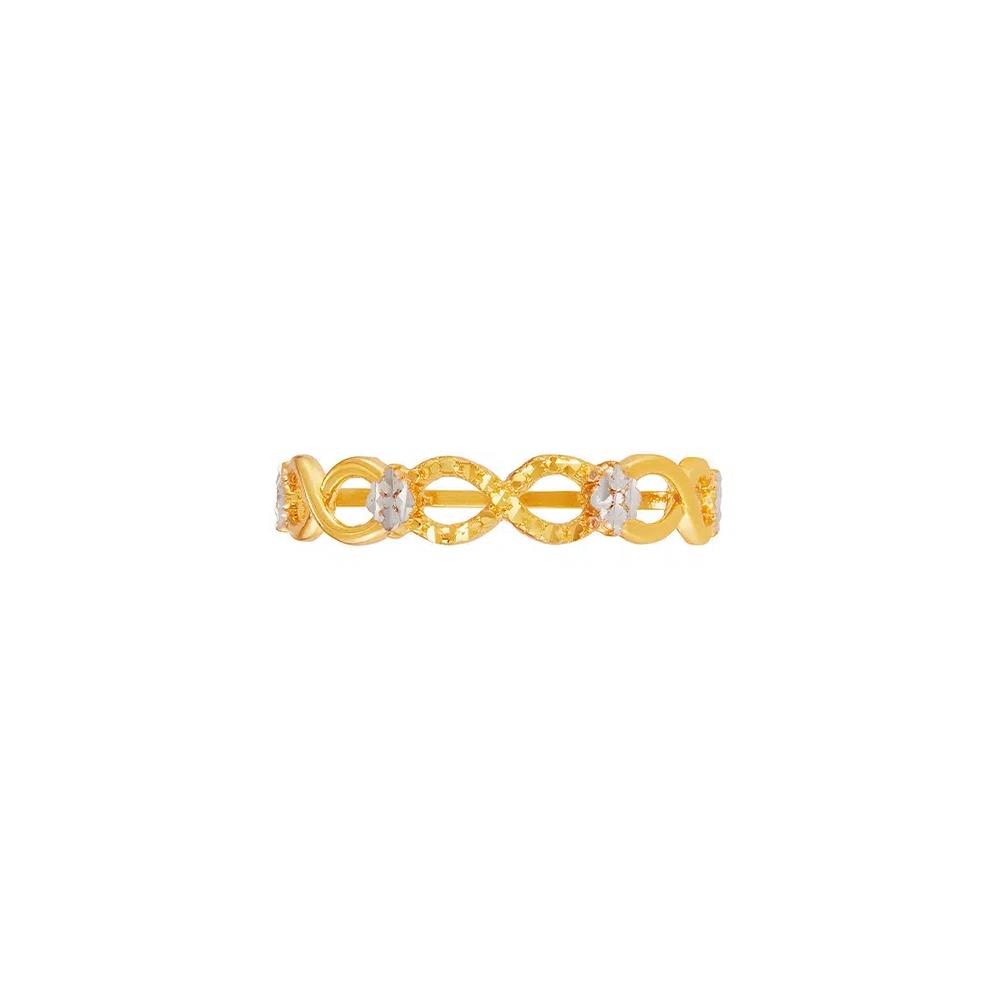 HABIB 916/22K Желтое и белое золотое кольцо 6200069YW 2
