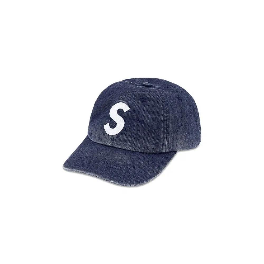 Кепка Supreme Pigment Print S Logo 6-Panel 'Indigo' 1