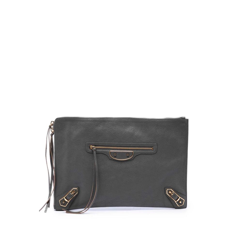 2016 Goatskin Motocross Classic Metallic Edge clutch bag 1