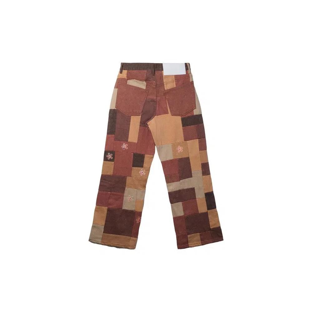 Джинсы Glass Cypress Patchwork Denim 'Brown' 2