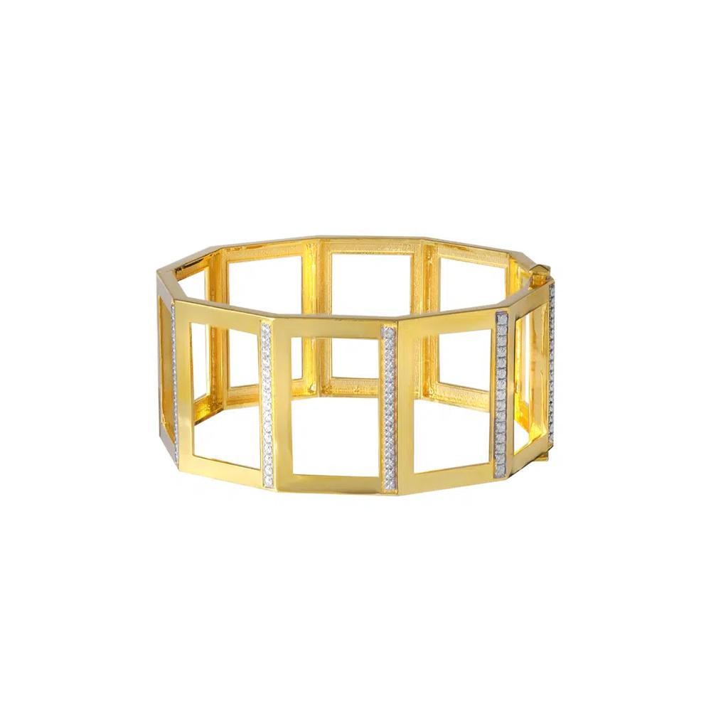 TOMEI Браслет из коллекции Diamond Cut, желтое золото 916/22K 1