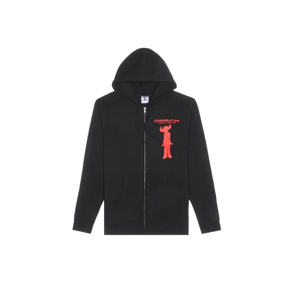 Толстовки на молнии Pleasures High Times Zip Hoodie 'Black' 1