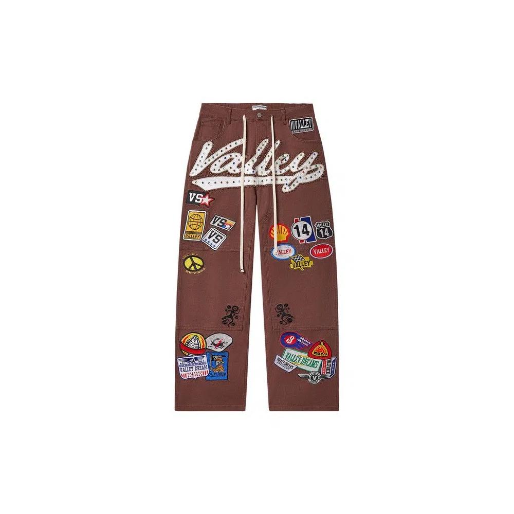 Брюки Vale Forever 1980s Painters 'Brown' 1