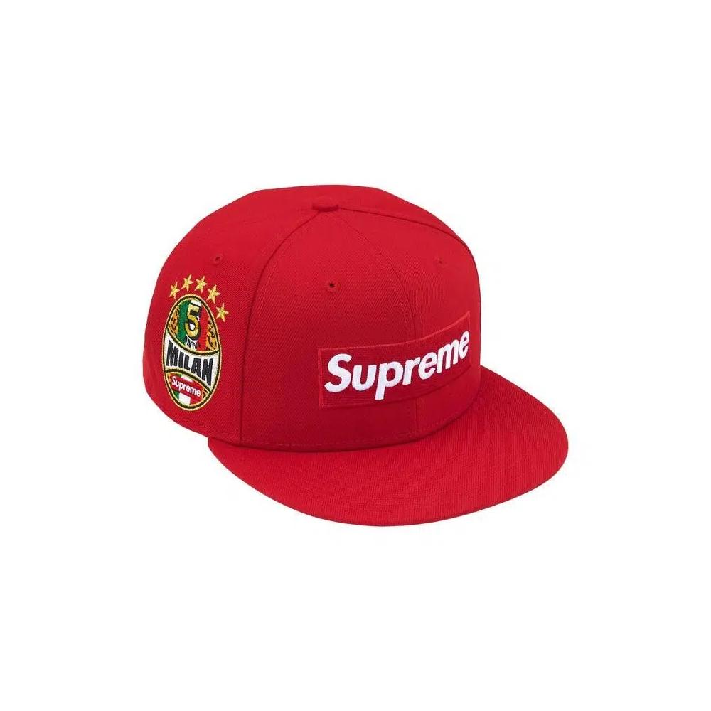 Кепки Supreme Shop Box Logo New Era 'Red - Milan' 1