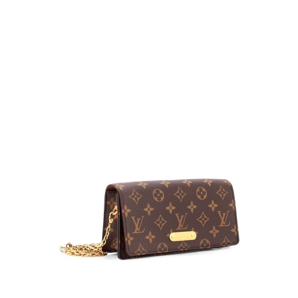 Lily Wallet on Chain Monogram Canvas crossbody bag 2