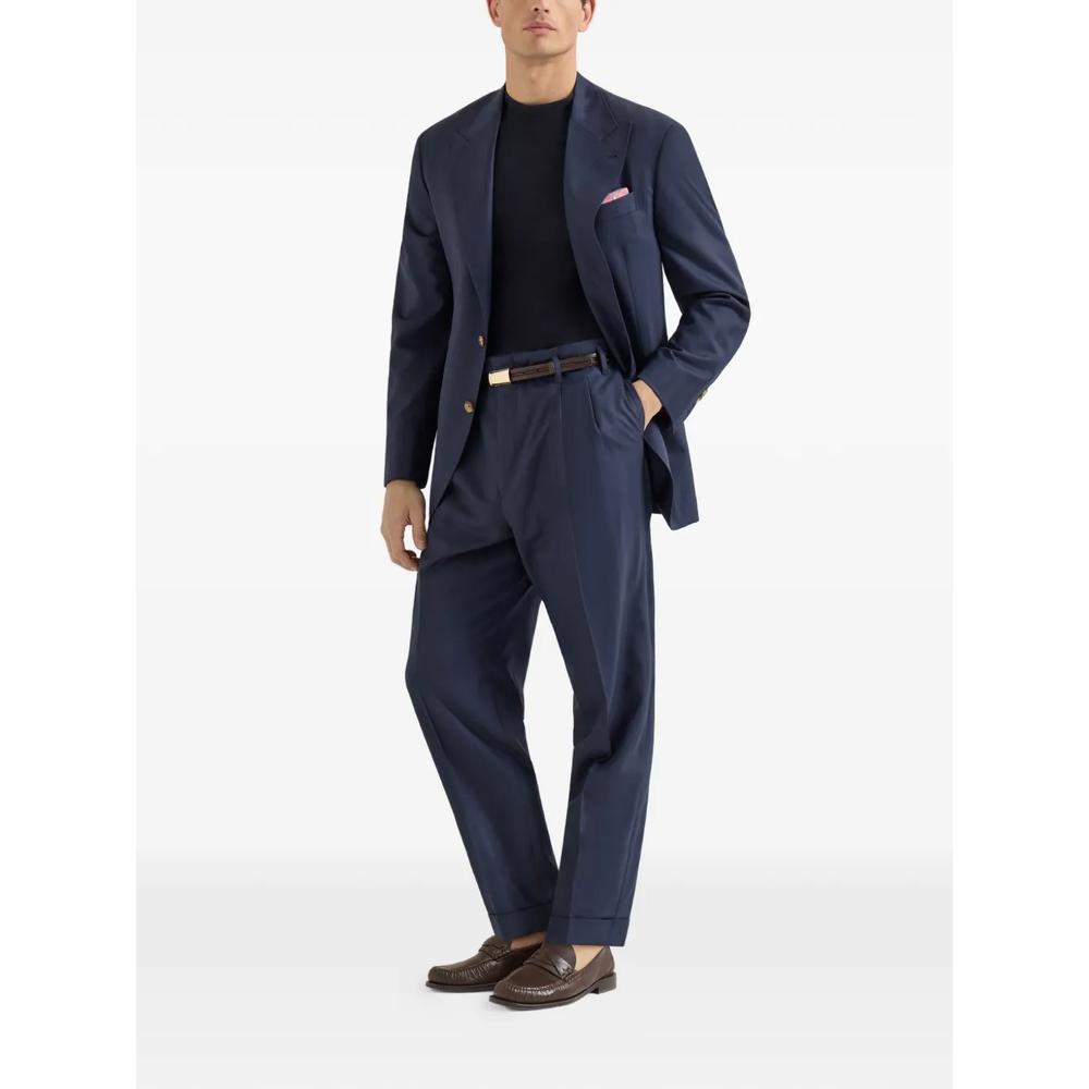 Блейзер из вирджинской шерсти с заостренными лацканами 2