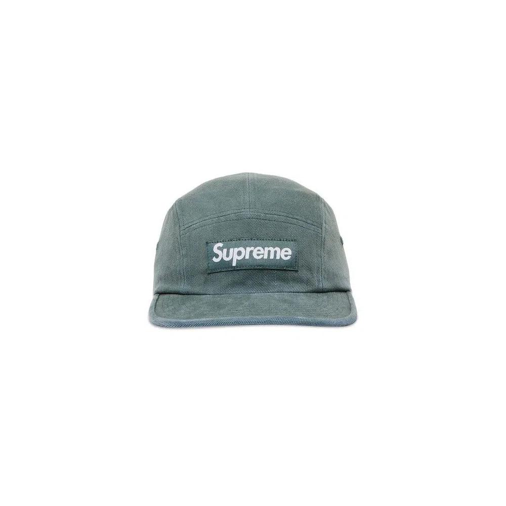 Кепка Supreme Denim Camp Cap 'Teal' 1
