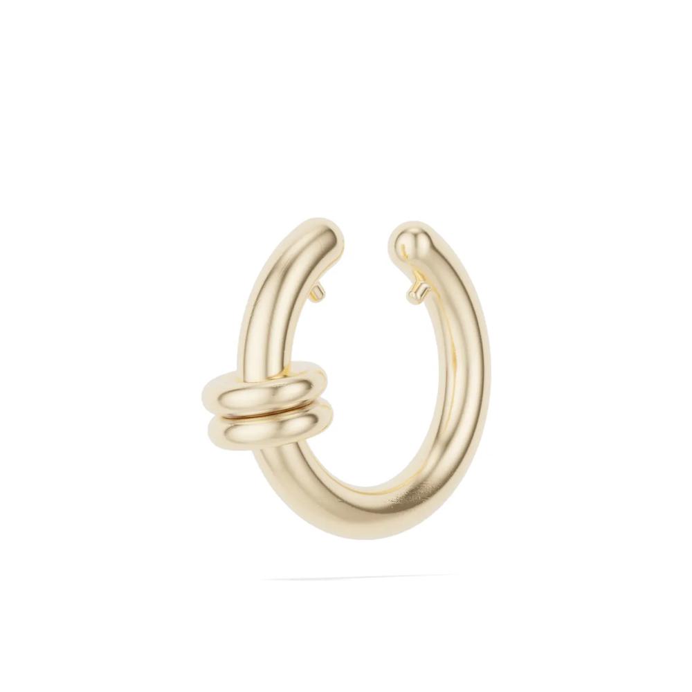 Серьга-кафф Waning из желтого золота 1