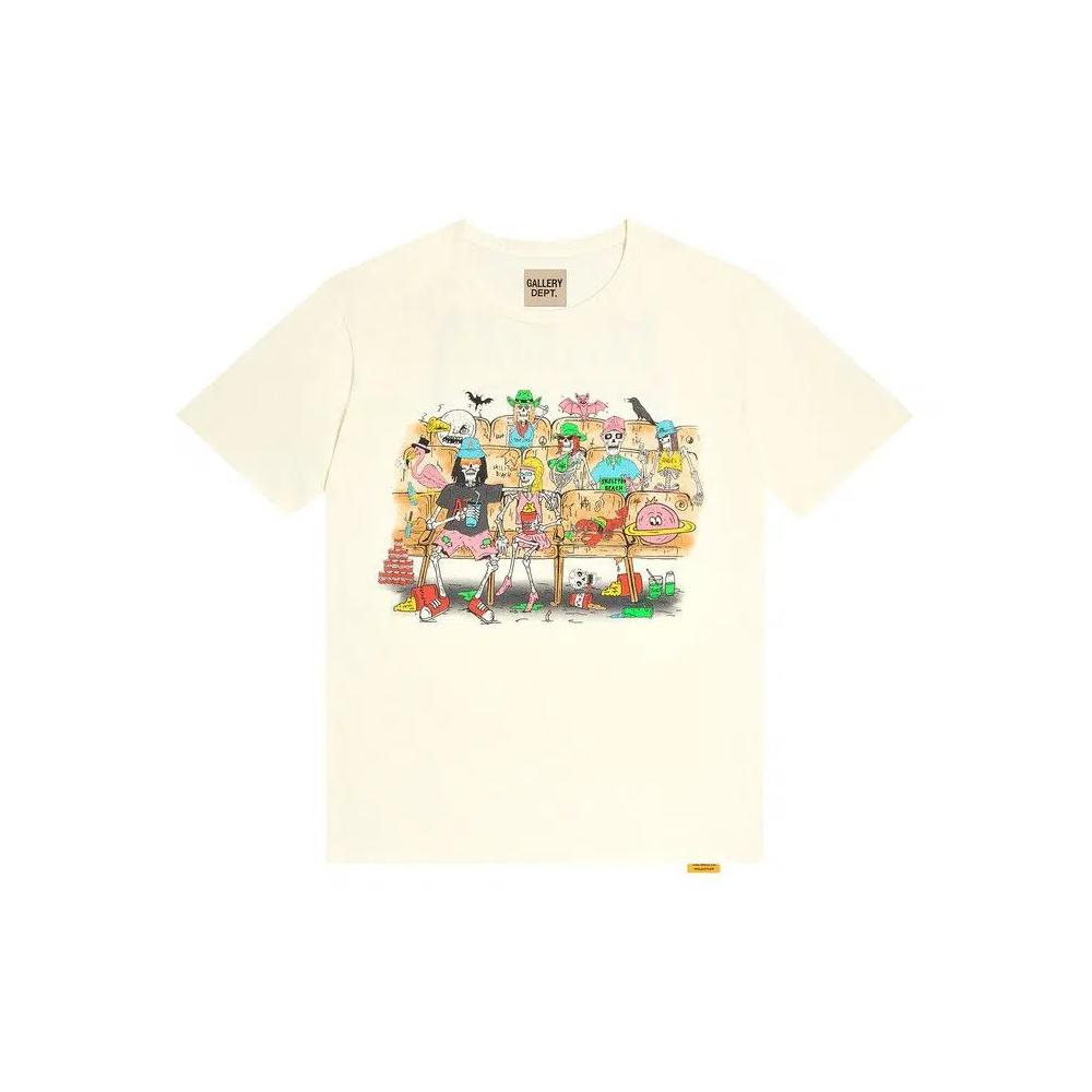 Топы Gallery Dept. Skeleton Beach Theatre Tee 'Light Archival White' 1