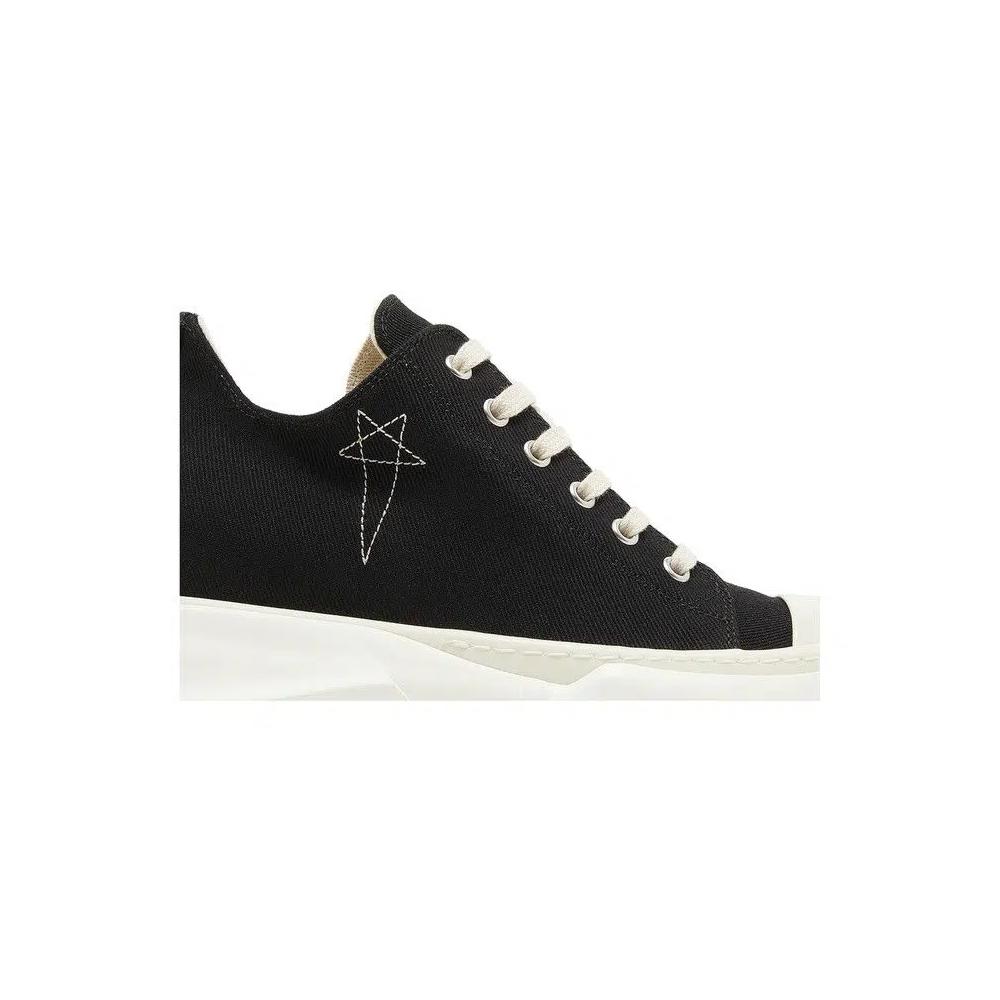 Кроссовки Rick Owens Wmns EDFU DRKSHDW Pentagram Embroidery Abstract Low 'Black Milk' 2