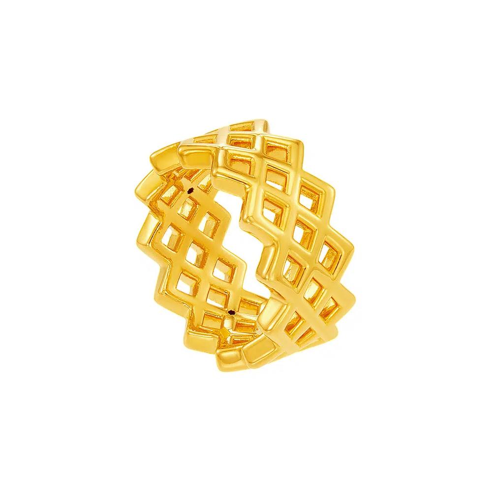 HABIB 999/24K Желтое золото Кольцо 9GR00730225 3