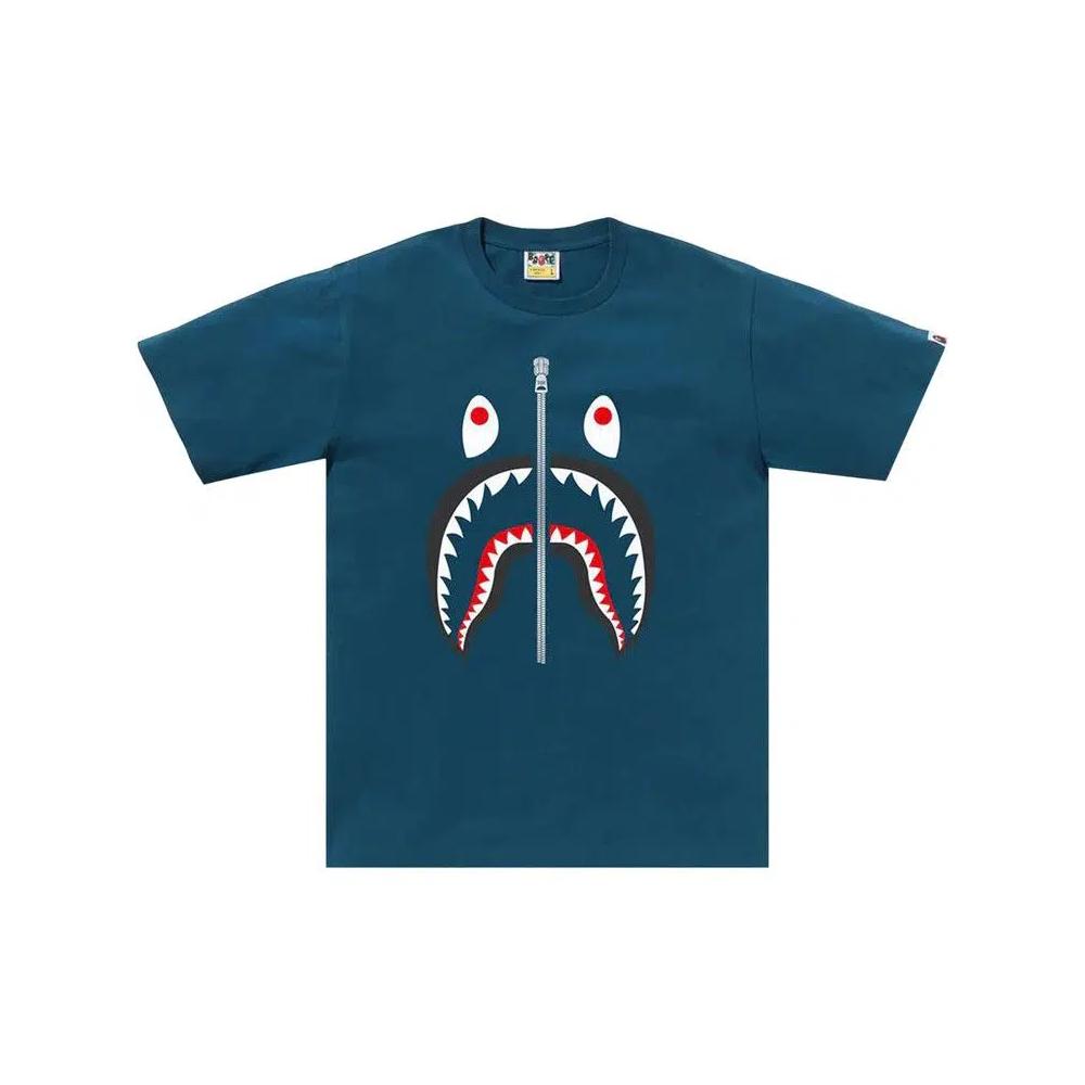 Футболки BAPE Shark Tee 'Navy' 1