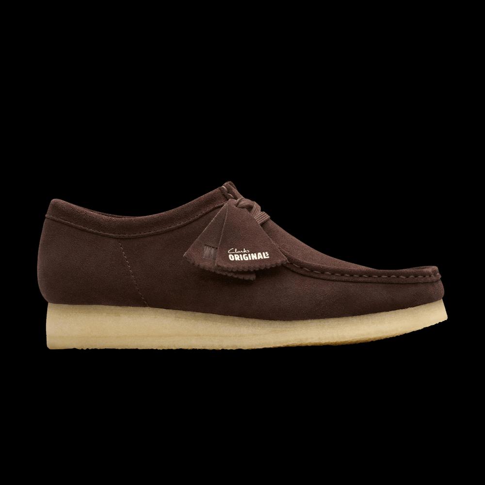 Кроссовки Clarks Wallabee 'Dark Brown Suede' 1
