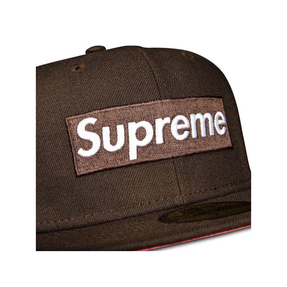 Кепки Supreme No Comp Box Logo New Era 'Brown' 3